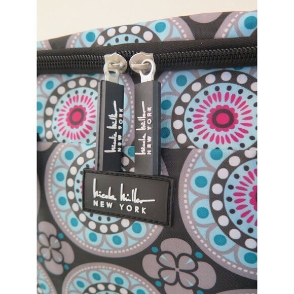 Nicole Miller New York N3550-01A Kaleidoscope Design Insulated 11" Lunch Tote - Picture 8 of 10